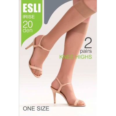 Esli Irise 20 panty kniekous zonder knellende boord (2-pak)